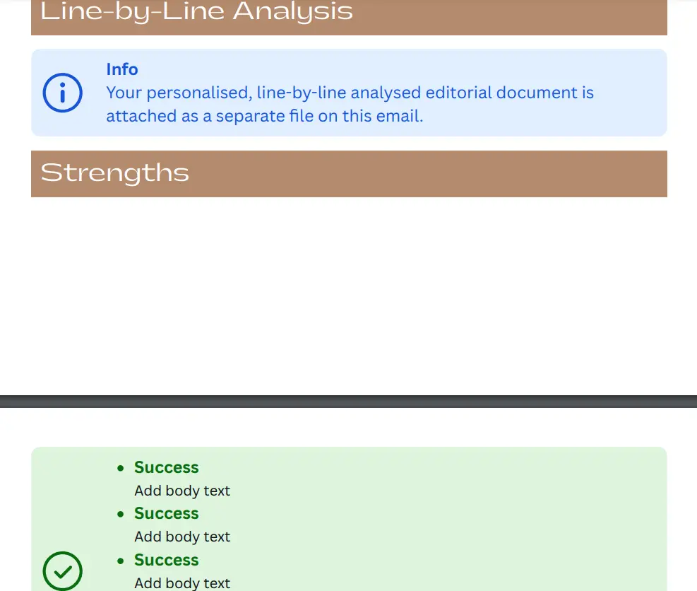 Enhanced Personal Statement Review